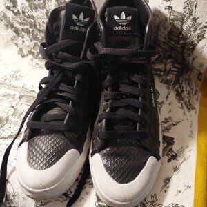 Adidas Originals Honey Mid high-top sneakers snakeskin-textured Women's 8.5